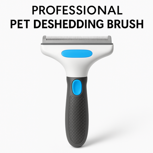 Professional Pet Deshedding Brush for Dogs & Cats – Undercoat Grooming Tool