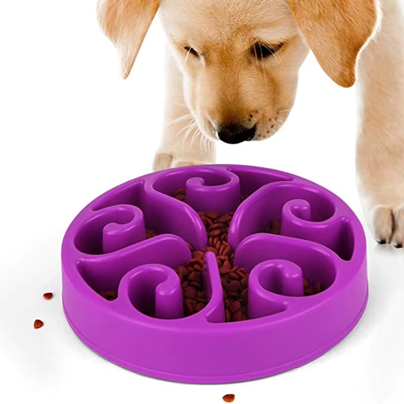 Premium Slow-Feed Dog Bowl – Anti-Gulping Pet Feeder for Fast Eaters (Non-Slip, Food-Grade Material)