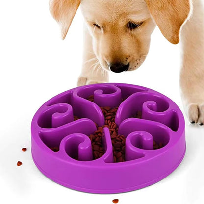 Premium Slow-Feed Dog Bowl – Anti-Gulping Pet Feeder for Fast Eaters (Non-Slip, Food-Grade Material)